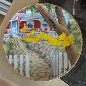 Collectible “Home coming” limited edition plate